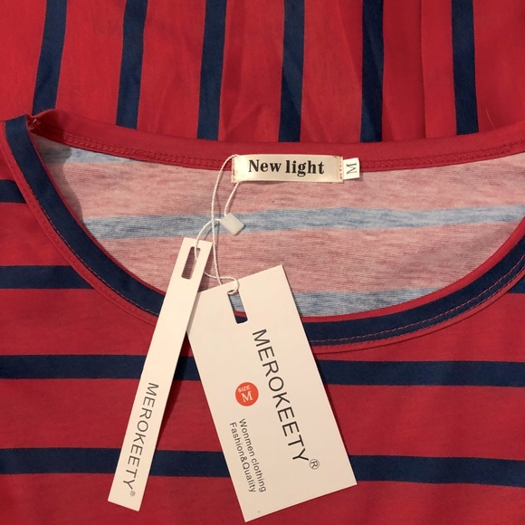 MEROKEETY Women’s Short Sleeve Maxi Dress with Belt - Picture 9 of 10